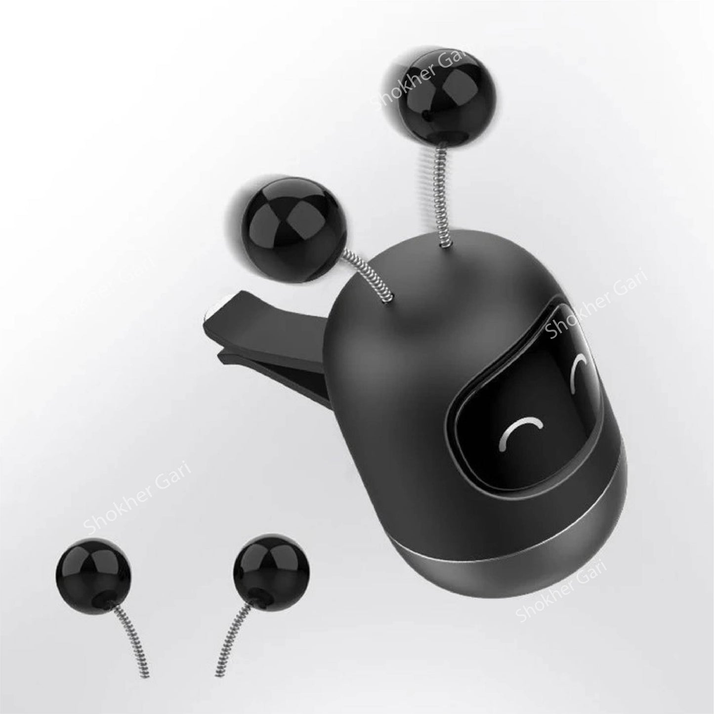 Creative Mini Robot Air Vent Perfume - Cute Car Air Freshener image 3