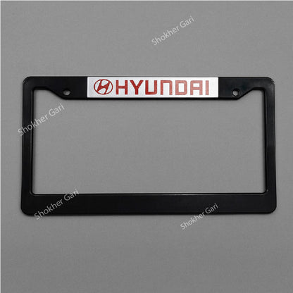 2 Pcs Number Plate Casing Plastic - Hyundai image