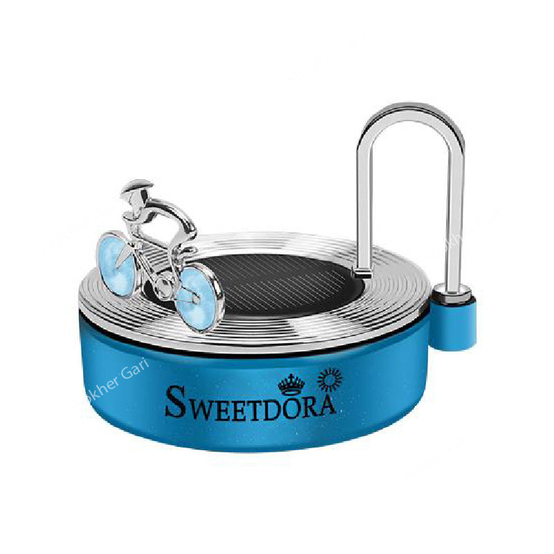 Sweetdora Solar Power Auto Car Rotate Aromatherapy - Sky image