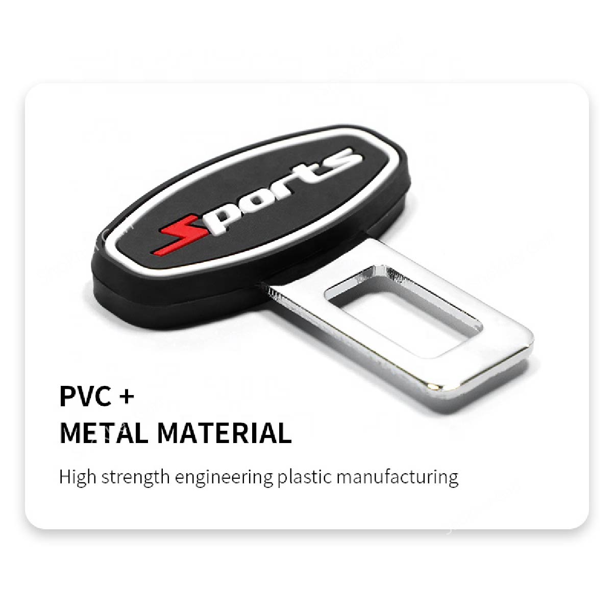 Car Seat Belt Clip 2pcs { TRD &amp; Sports } image 2