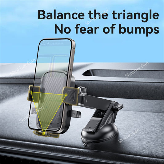 YESIDO C267 Suction Press Car Phone Holder image 0