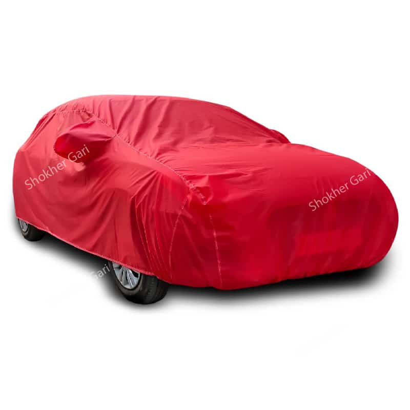 M/Y/P  Sedan / Mid SUV? SUV Car Body Cover- Heatproof , Dustproof and 90% Water Resistant Car Cover &amp; 100% Dustproof - 1690 TK, Red image