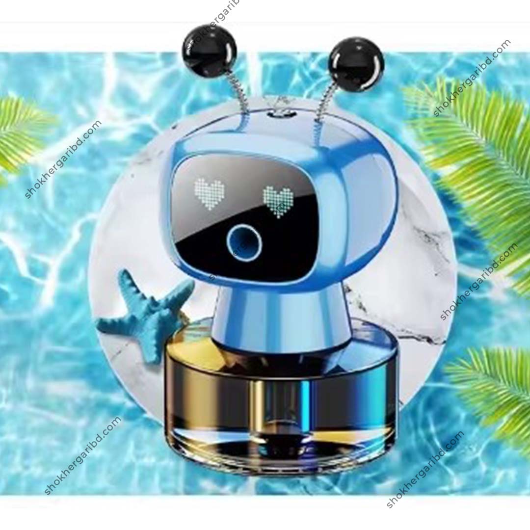 Robot Shaped Automatic Spray Car Perfume Car Fragrance Smart Spray image 6
