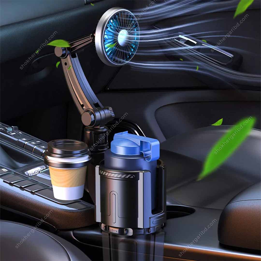 Auto Cup Holder Fan Cooler for Summer image 0