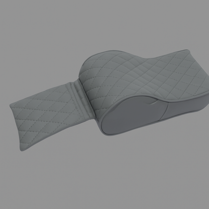 Armrest Pillow Memory Foam PU Cushion - Ash image
