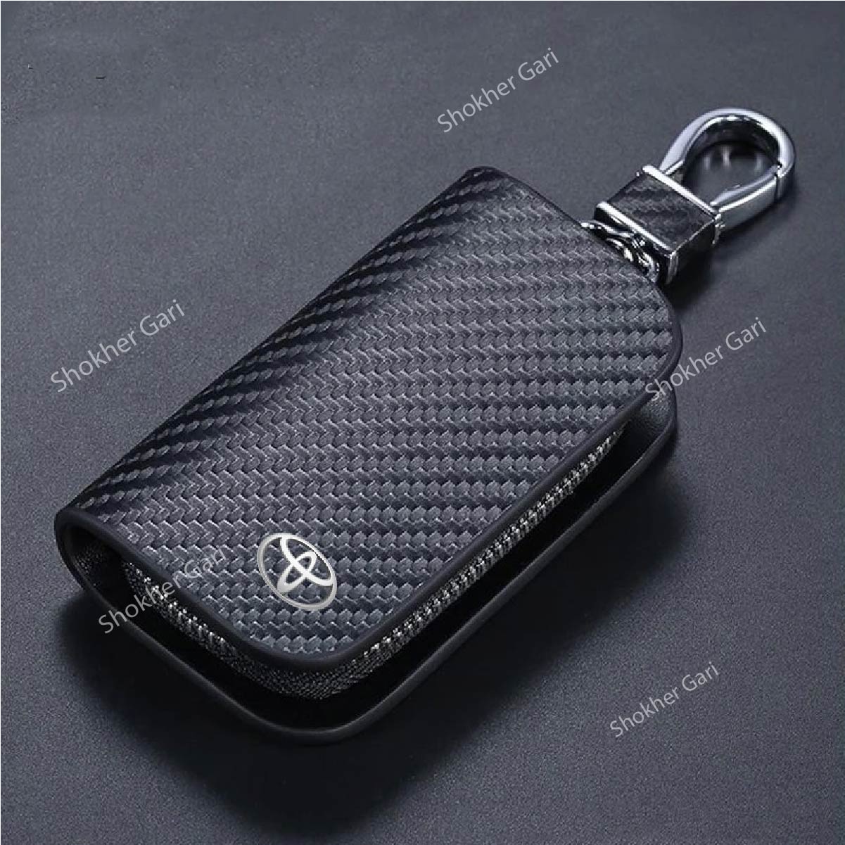 Stylish Toyota PU leather Remote Cover. image 17