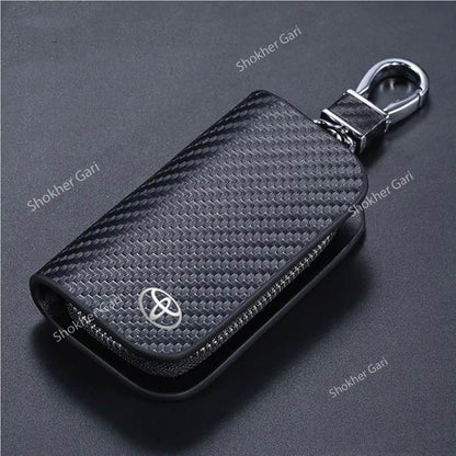 Stylish Toyota PU leather Remote Cover. image 17