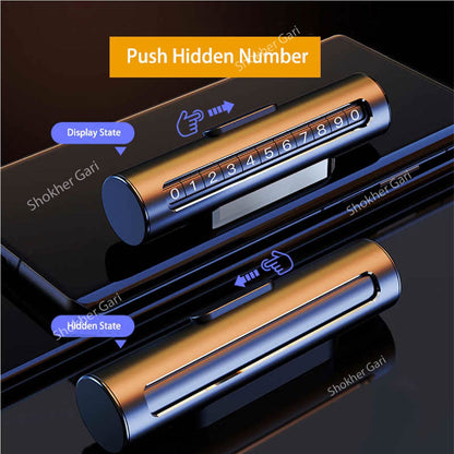 1pcs Metal Roller Type Car Parking Number image 4