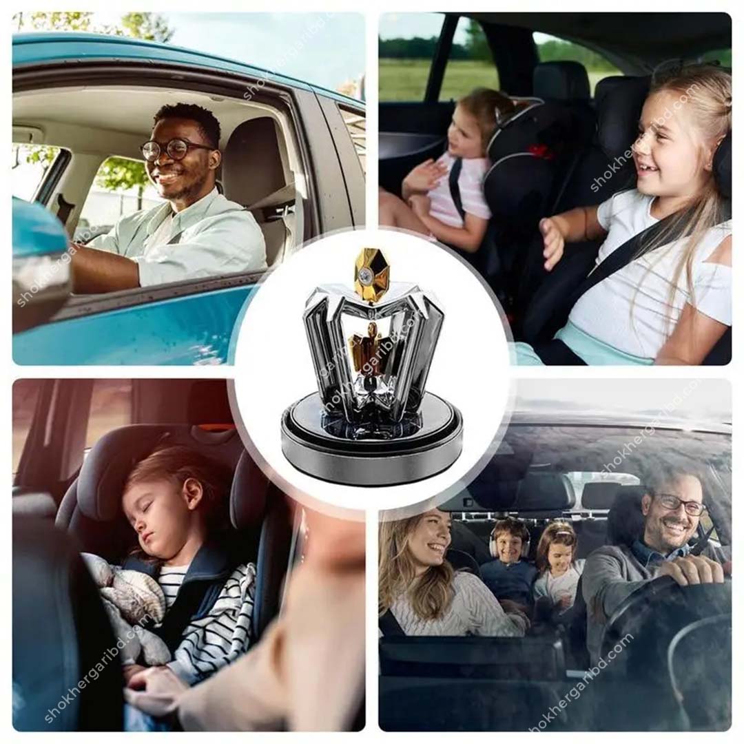 Crown Odor solar perfume For Car Dashboard image 3