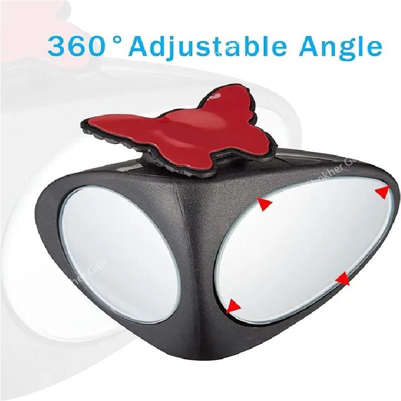 Car 3R Butterfly Blind Spot Mirror 2 Pcs set - Rear View Mirror