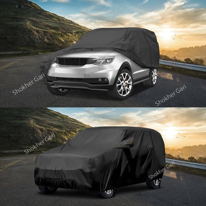 M/Y/P  Mid Size SUV Cover \ Car Cover \ Dust Cover \ Car Body Cover Umbrella Fabric 90% Water Resistant image 4