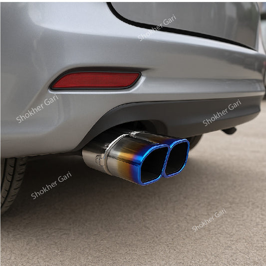 Exhaust Muffler Cap Stainless Steel 2 hole-3 (204CH) image 0