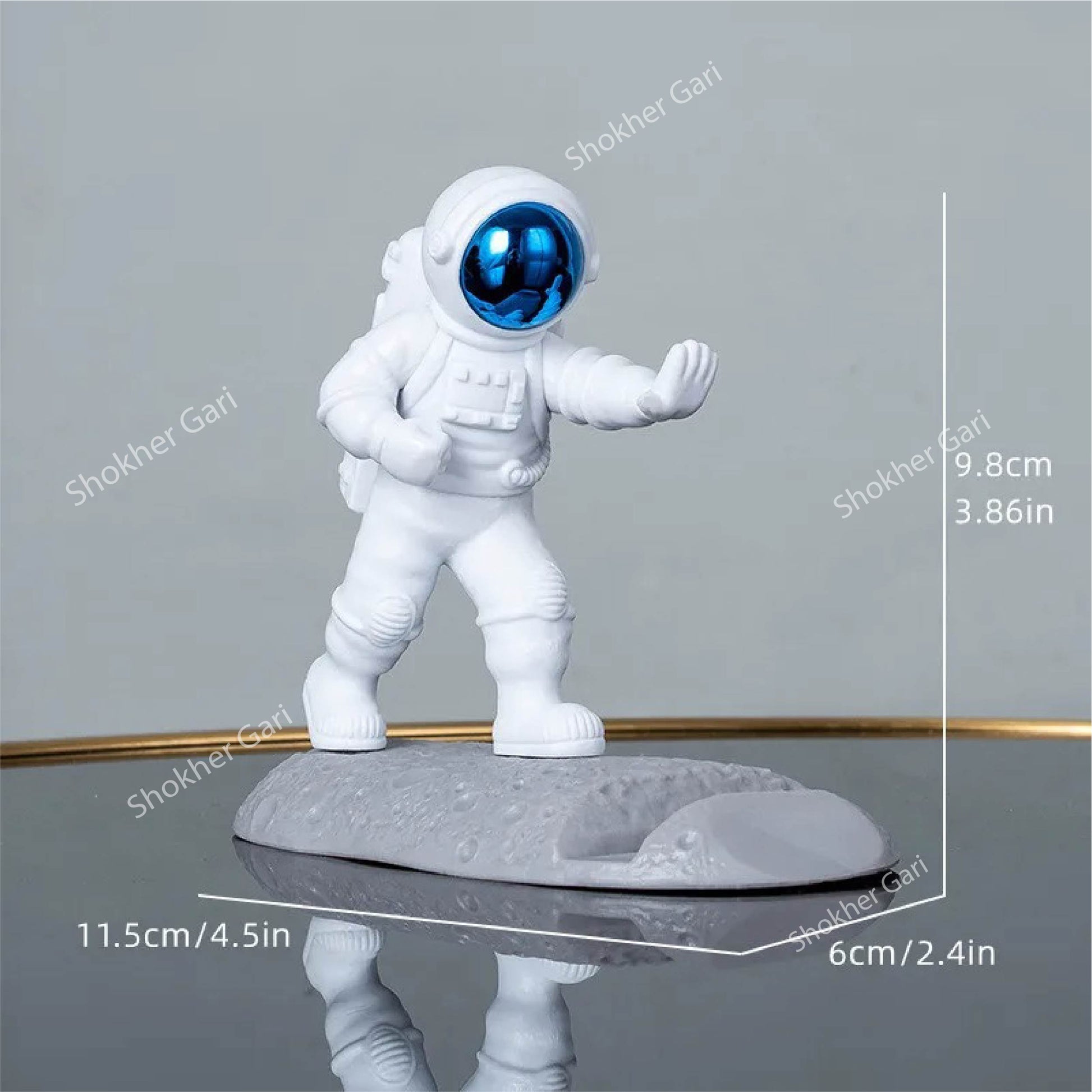 Astronaut Statue Office mobile Mount holder 1Pcs - 10 image