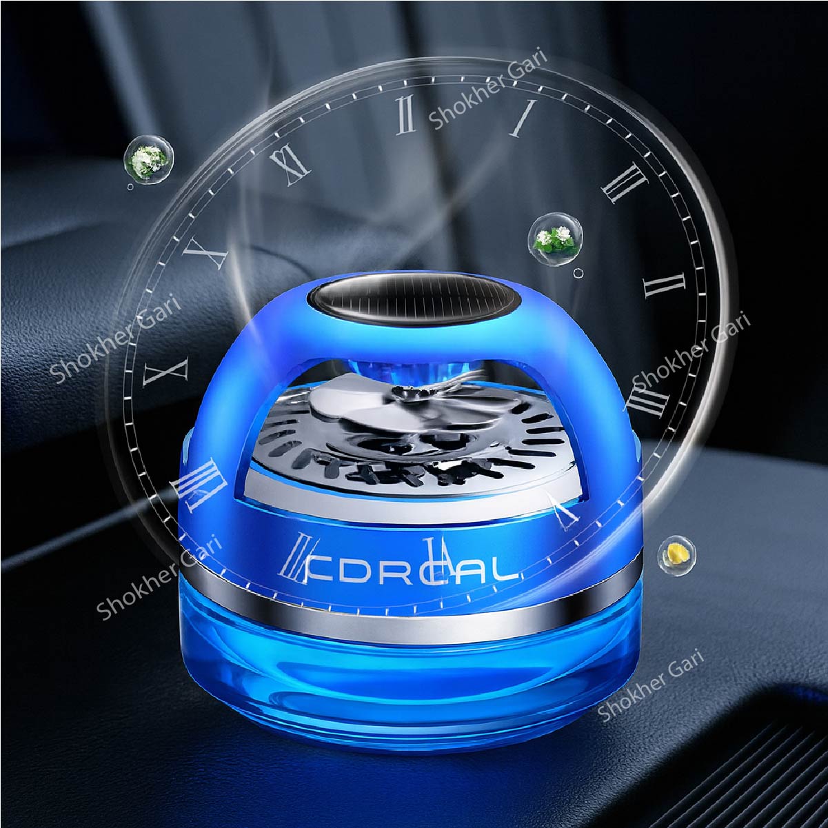 High-end Fashion Car Solar Perfume - Blue image
