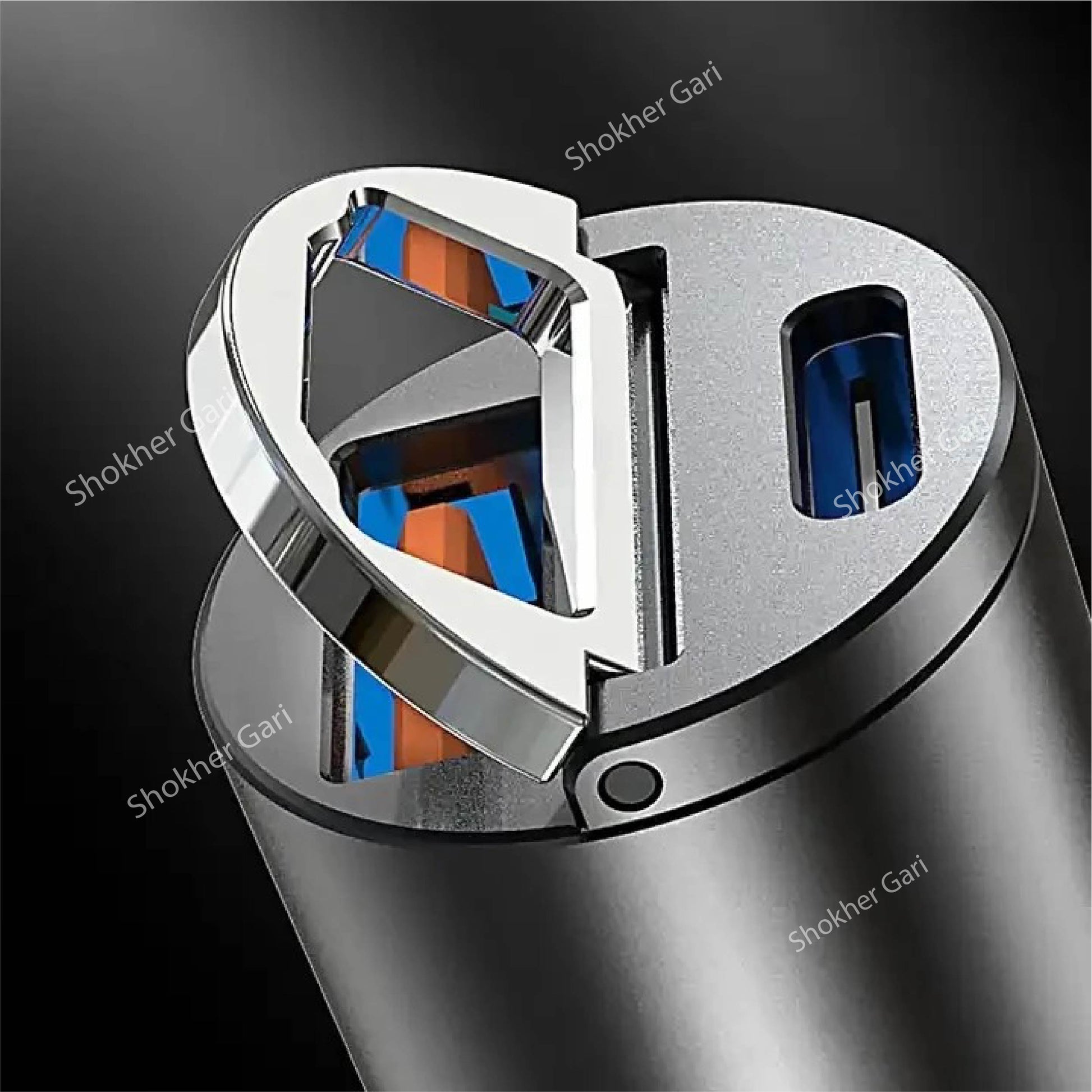 100W Mini USB Pugan Car Fast Charger image 2