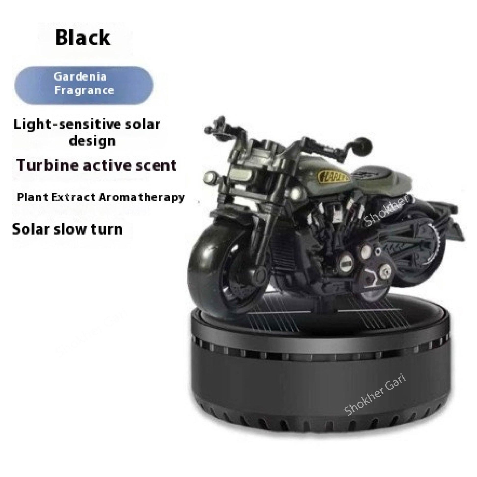 Harley Davidson Motorcycle-Shaped Car Solar Perfume image 1