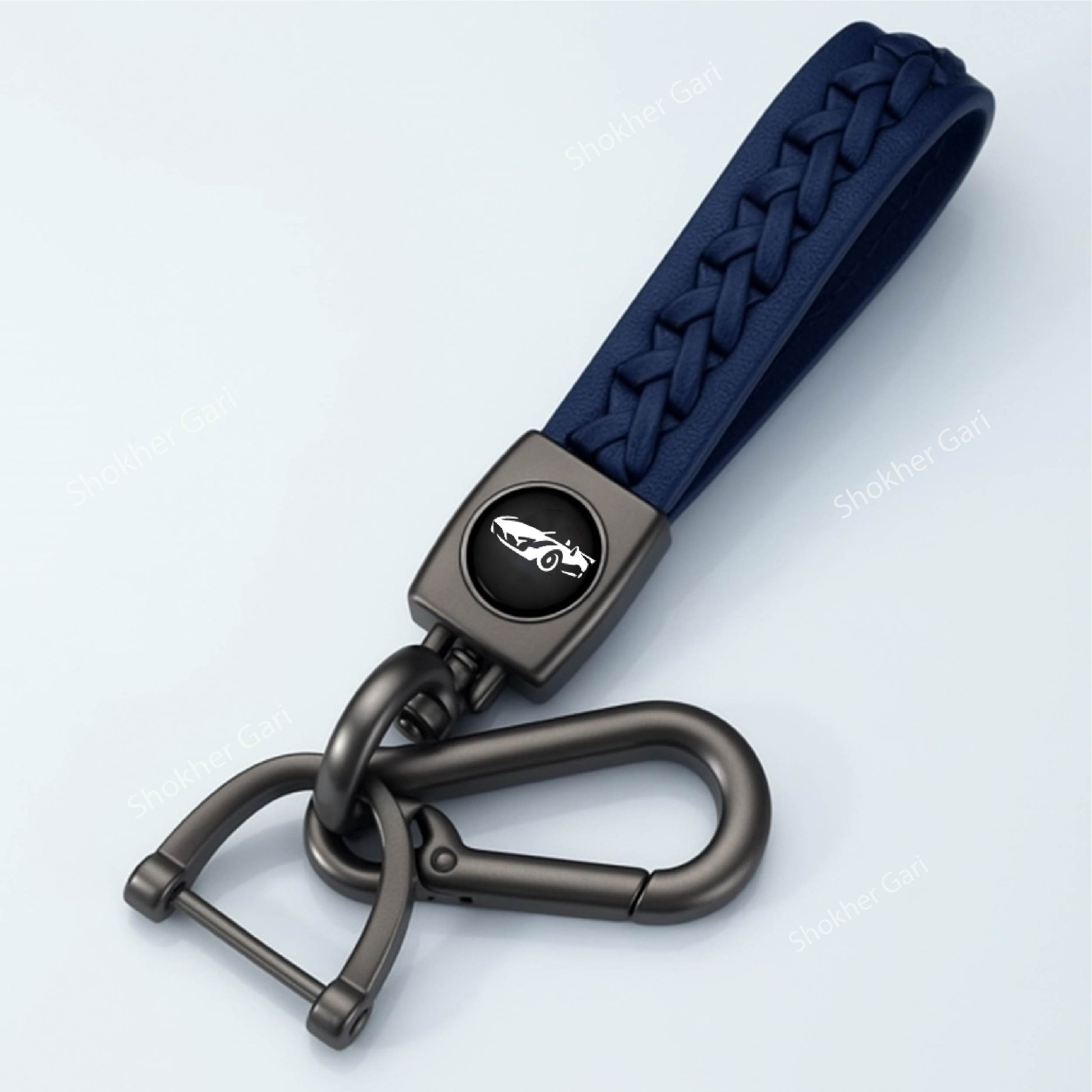 Beni Style Car Logo Keyring Artificial Leather image 1