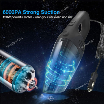 High Power Corded Car Vacuum Cleaner image 3