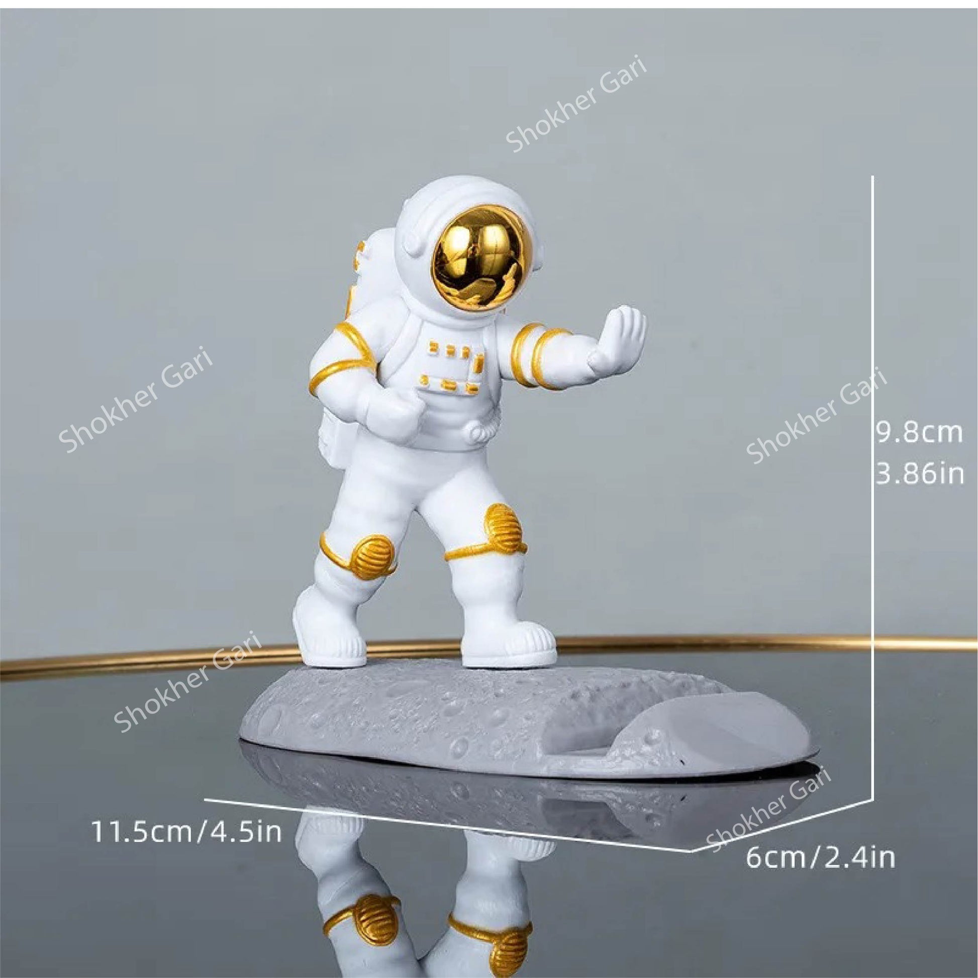 Astronaut Statue Office mobile Mount holder 1Pcs - 11 image