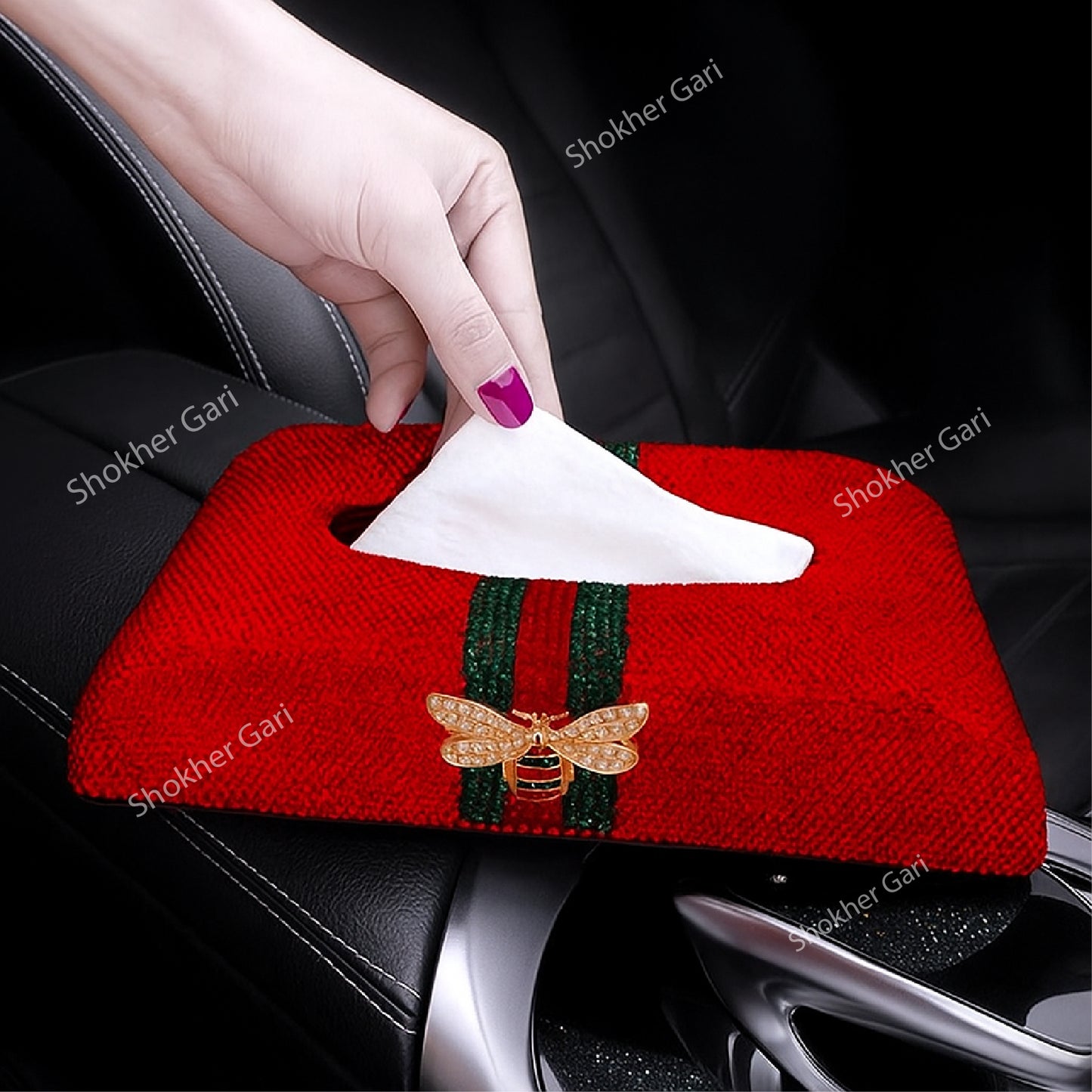 Luxury Tissue Box Glittering Tissue Box International Brand image 6