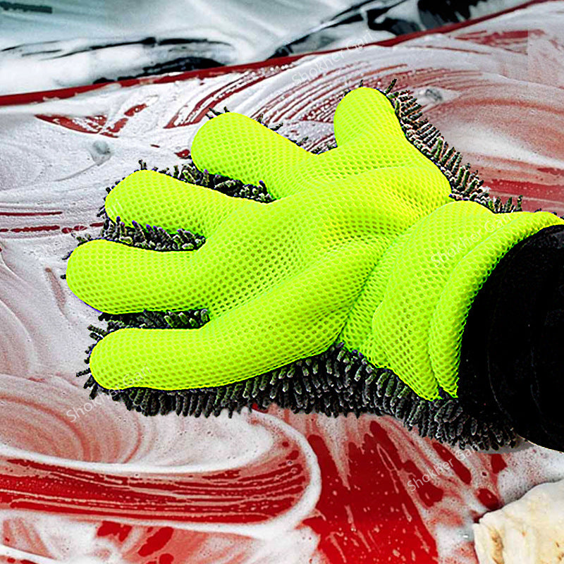 1pc Car Luxury Microfiber Car Wash Mitts image 0