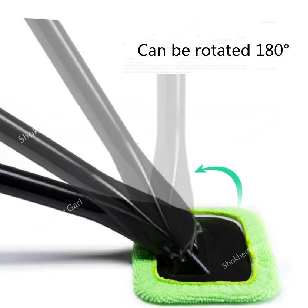 Windshield and Window Cleaner Microfiber Cloth Tool image 1