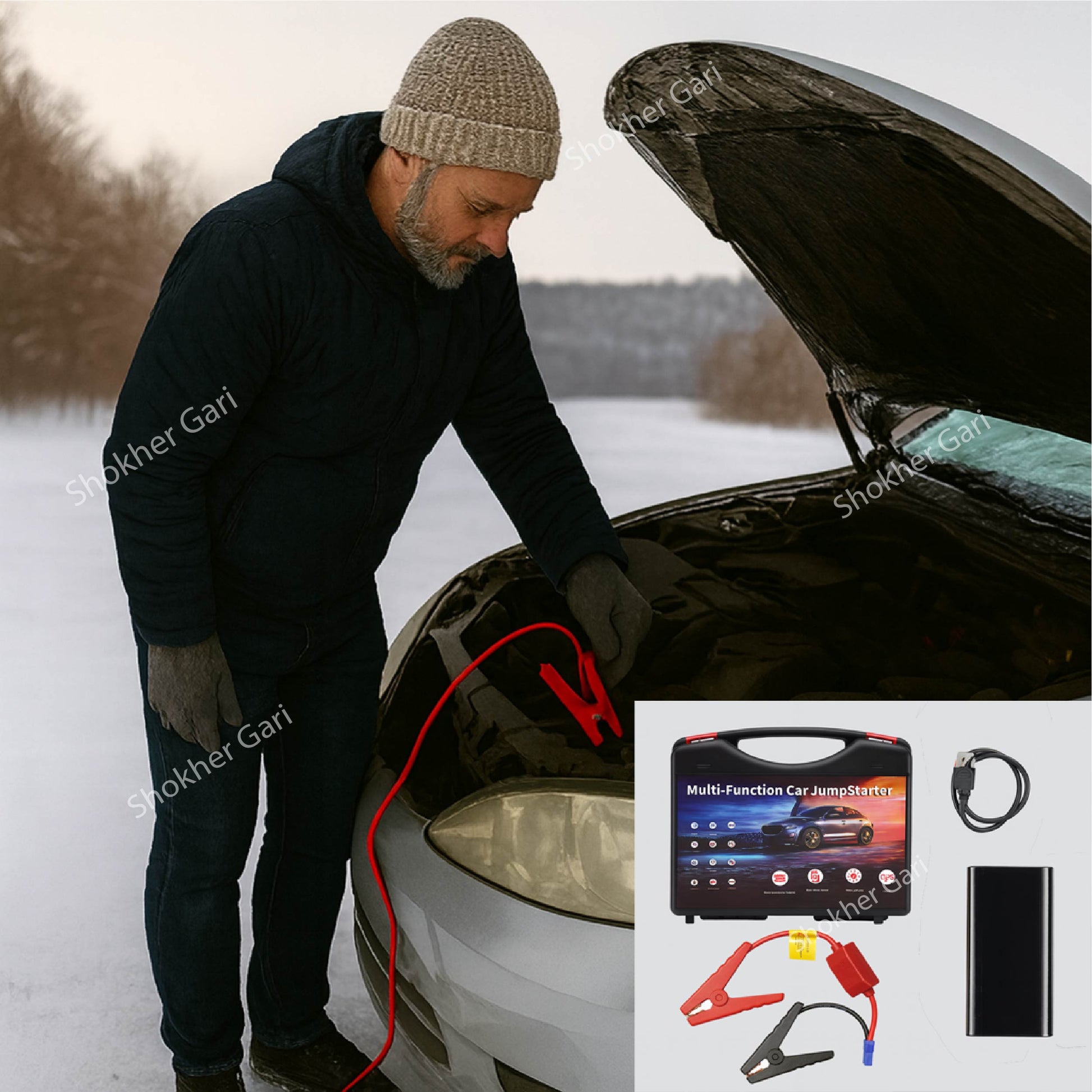 High Quality Jump starter with air pump  image 0