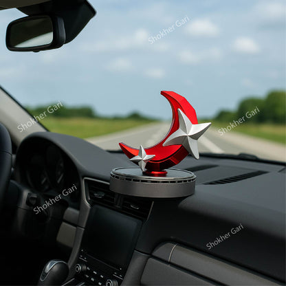 Moon Solar car mounted fragrance - Red image