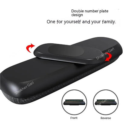 Car Parking Phone Number Holder Carbon - 3R Multi featured Parking phone Number Holder image 1