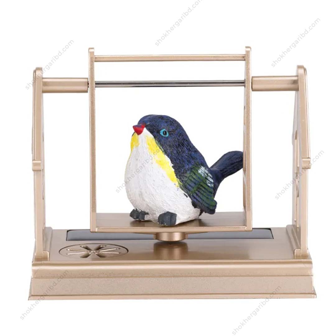 1pcs Solar Car Swinging Bird Air Freshener for Dashboard image 4