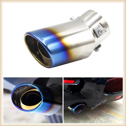 Stainless Steel Exhaust Pipe Decor Muffler Tip image 0
