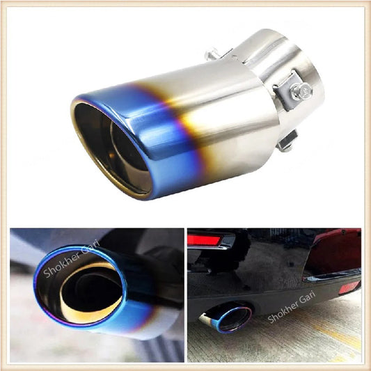 Stainless Steel Exhaust Pipe Decor Muffler Tip image 0