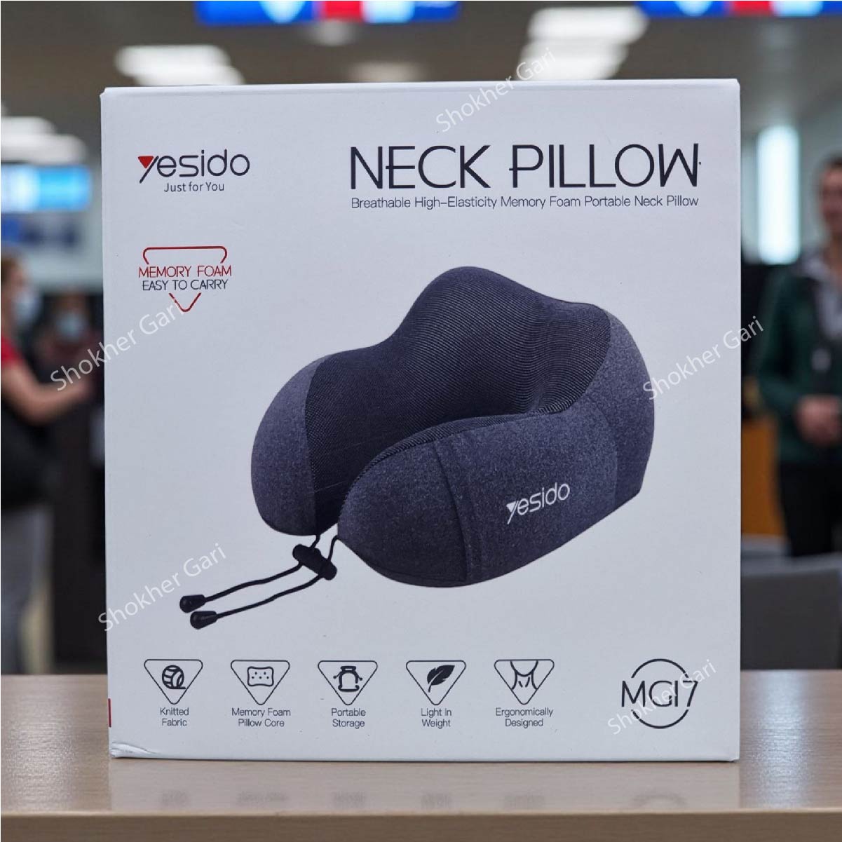 Yesido Ergonomic Travel Neck Pillow MG17 image 1