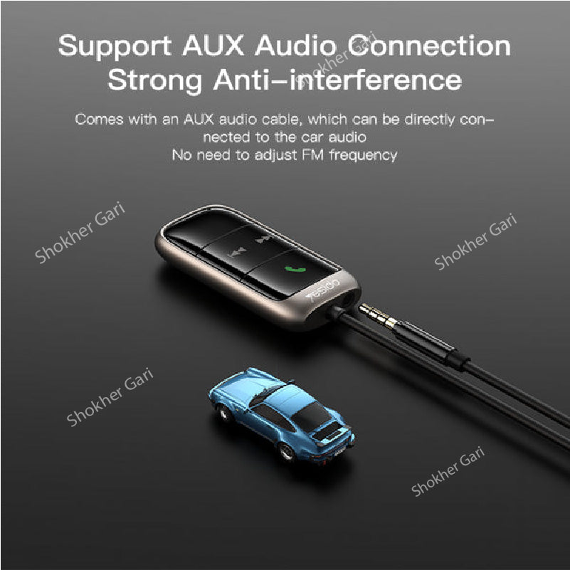 Yesido FM receiver wireless &amp; Audio adapter image 1