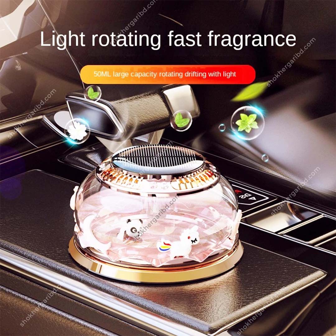 Car Cute Doll Style Solar Air Freshener 30ml image 3