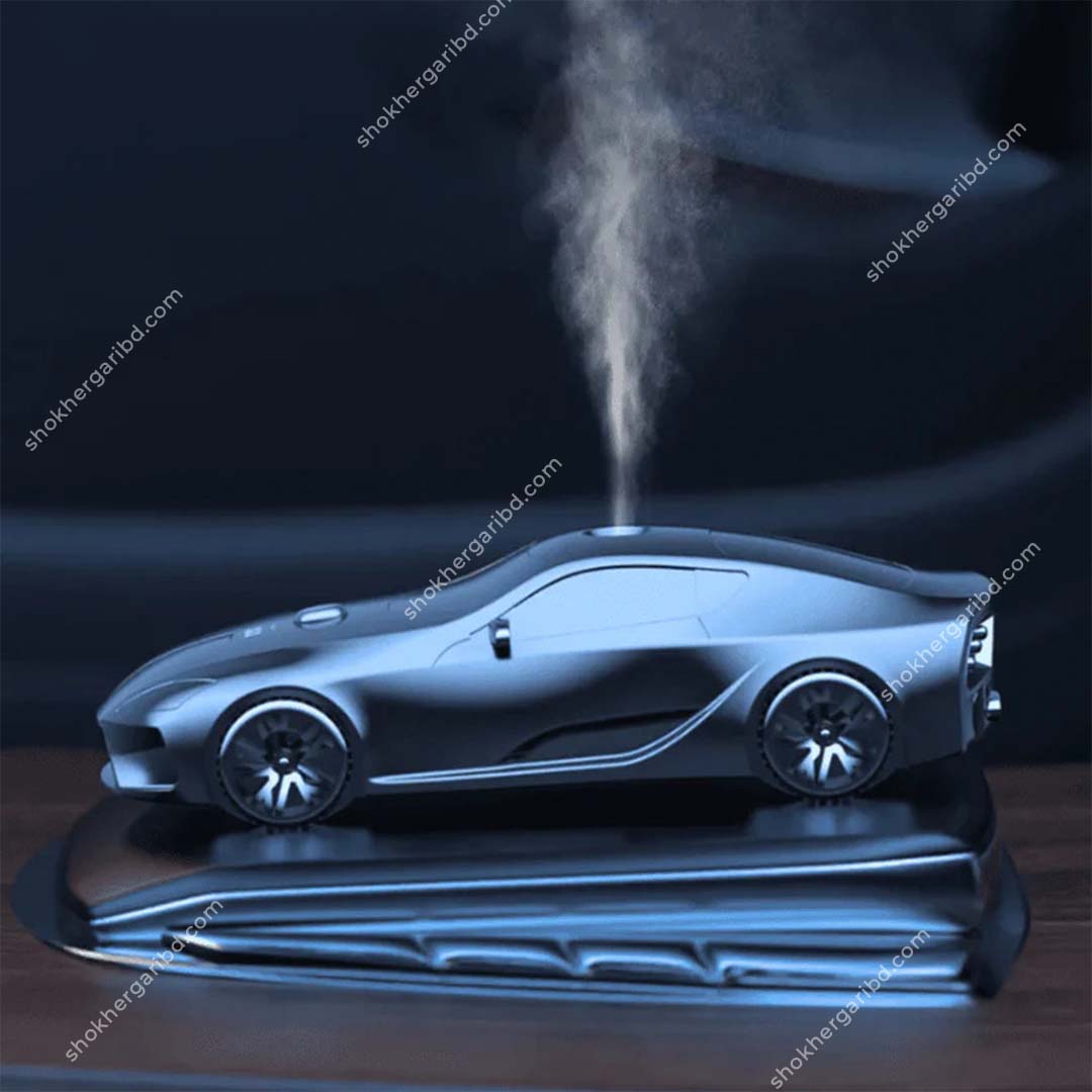 Car Shape Smart Humidifier Diffuser – Auto Aromatherapy &amp; Fragrance for Your image 1