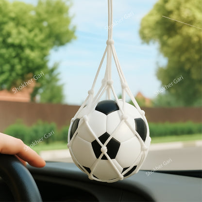 Car Football Hanging Dice with Air Freshener image 0