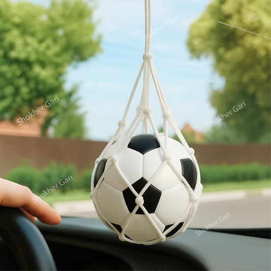 Car Football Hanging Dice with Air Freshener image 0