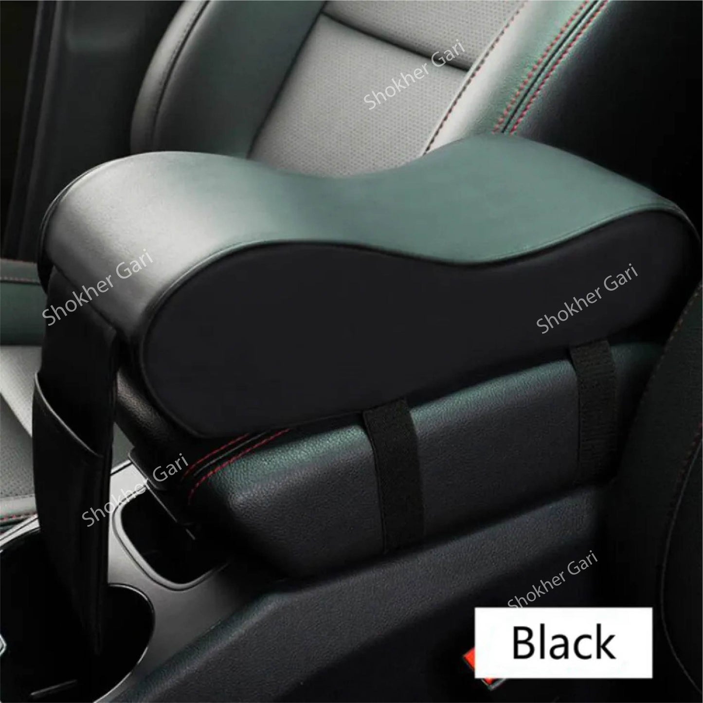 Armrest pillow for car comfort - Compact Armrest Storage Organizer image 1