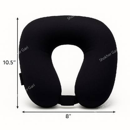 Velvet Lion Memory Foam Neck Pillow - Black image 3