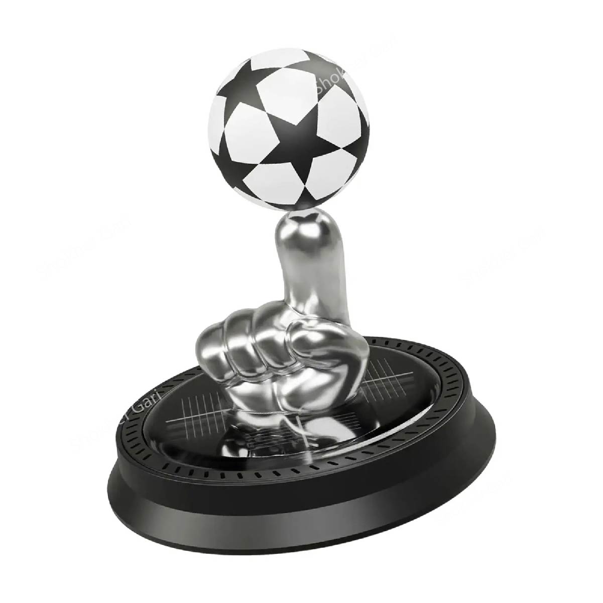 1pcs Football on Fingure Solar Car Perfume image 3