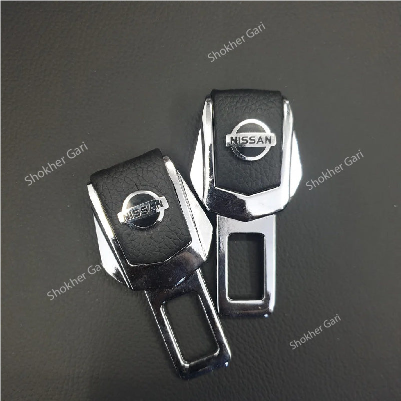 Safety Seat belt Lock Buckle Anti-Alarm 2pcs Set - Nissan image
