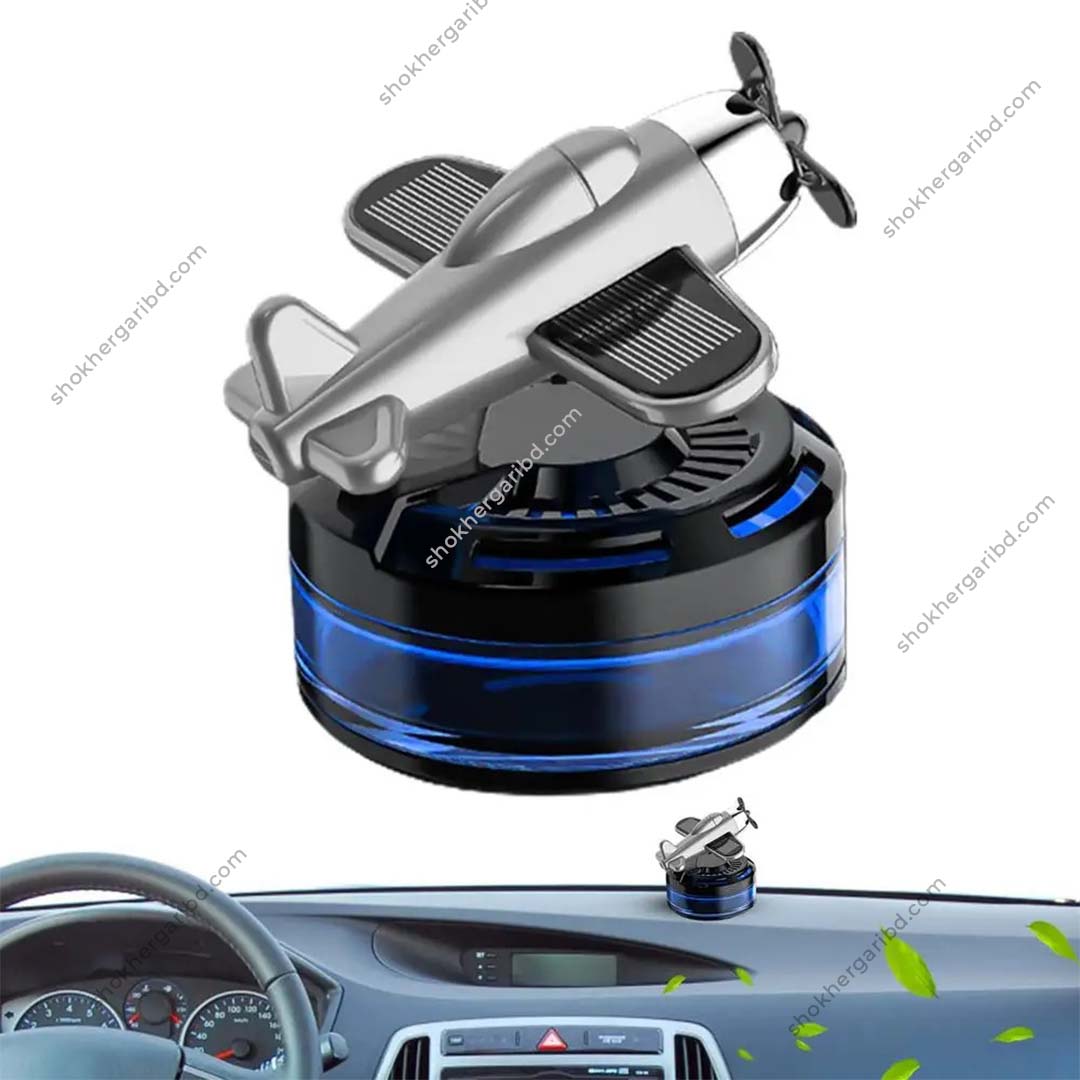 Foe Fighter Liquid Perfume Solar Rotating model Air Freshener - Silver image