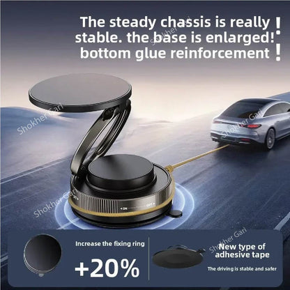 1Pcs Round Shape Magnetic Car Phone Holder Multi-functional image 2