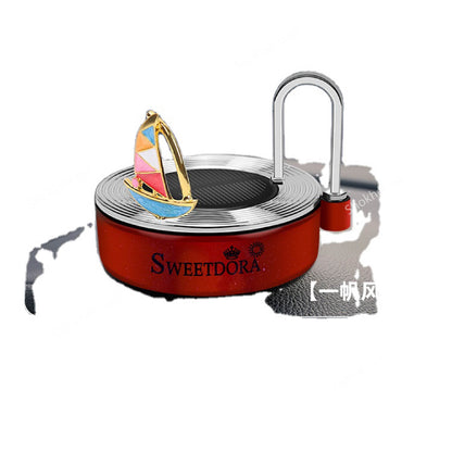 Solar Powered Boat Rotating Perfume image 1