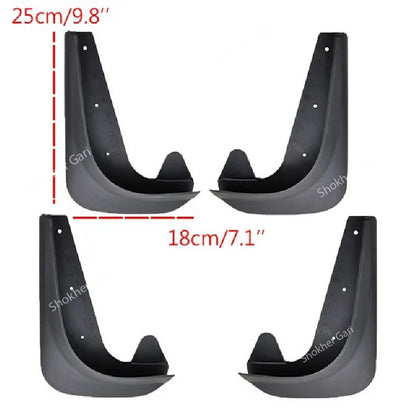 M/Y Universal Car Mudguard 4pcs Set image 2