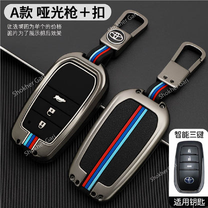 M/Y Zinc Alloy Key Cover Protection Metal Remote Cover For Toyota , Honda, Nissan, Mitsubishi,Hyundai, MG ,BMW Strong Key Cover - Crown image