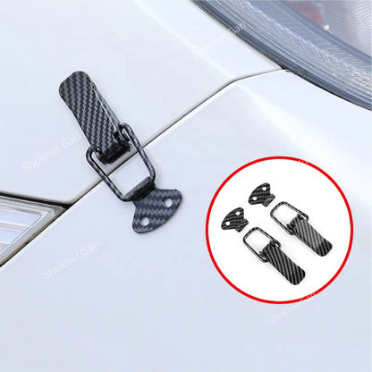 TRD Quick-Release Security Hook Clips-TRD Bumper Lock Kit for Unmatched Security- 2pieces set - Carbon image