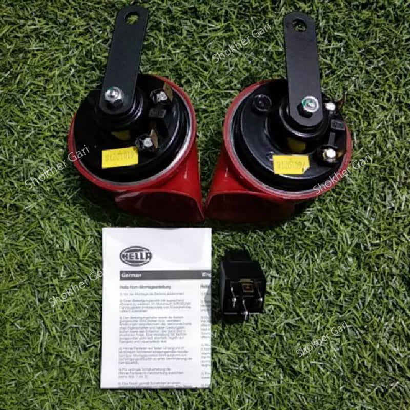 Hella Ruby Twin Tone Car Horn Set 12 Volt  (1 Pair) image 2