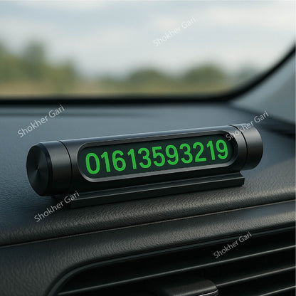 Metal Car Parking number Holder image 0